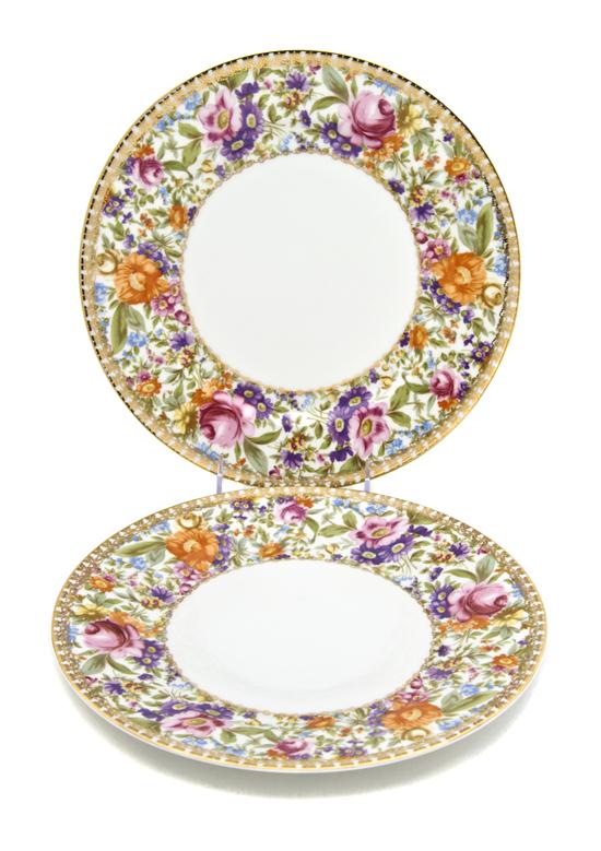 A Set of Twelve Rosenthal Porcelain