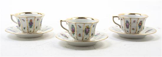 A Set of Twelve Royal Copenhagen