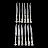 A SET OF TWELVE STERLING SILVE