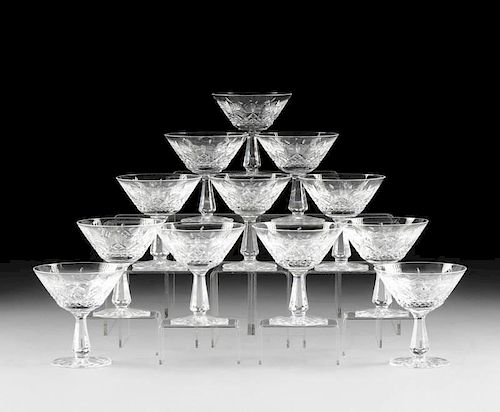 A SET OF TWELVE WATERFORD CUT