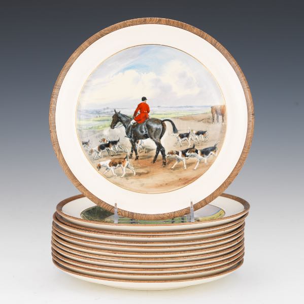 A SET OF TWELVE W.T. COPELAND &