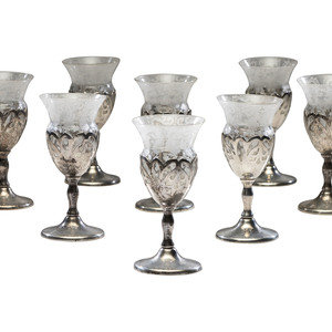 A Set of Val St Lambert Crystal