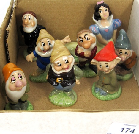 A Set of Wade Porcelain Snow