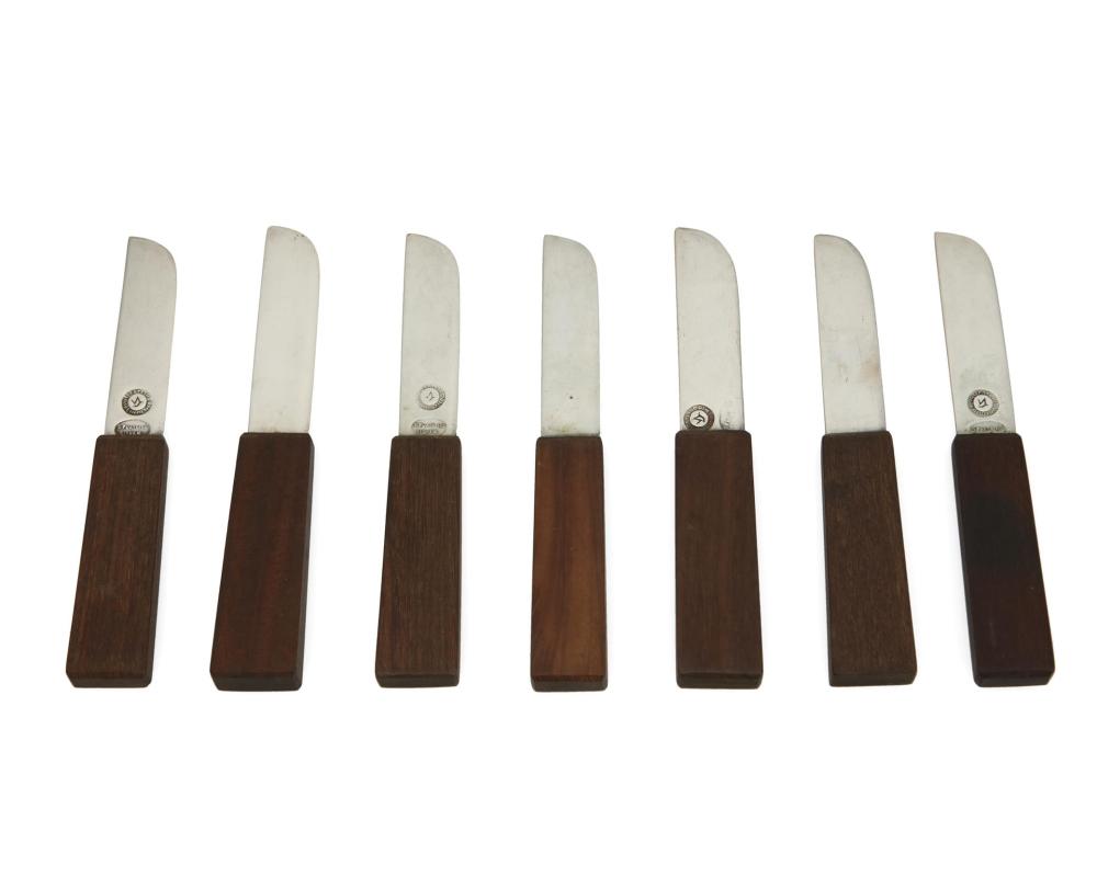 A SET OF WILLIAM SPRATLING ROSEWOOD
