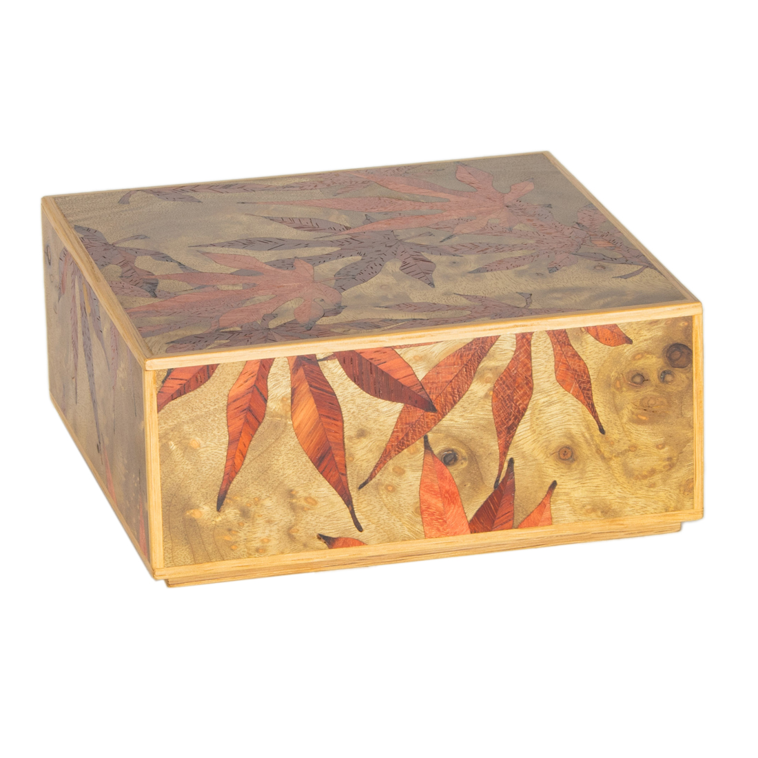 A SETH JANOFSKY MAPLE WOOD INLAID