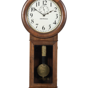 A Seth Thomas Walnut Veneered