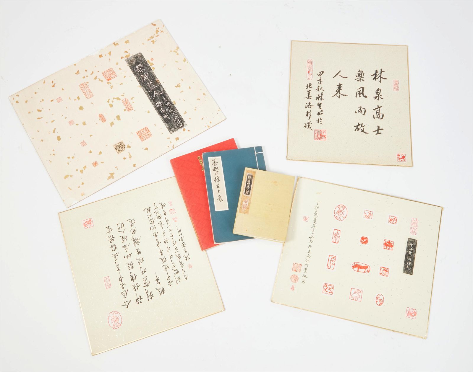 A SEVEN PIECES OF CHINESE STAMPS