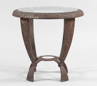 A Seville Studios Cast Iron Table