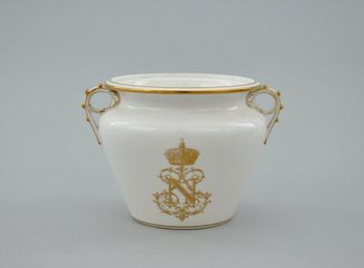 A Sevres Armorial Porcelain Sugar
