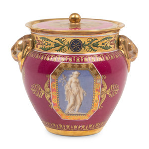 A Sèvres Porcelain Covered Jar in