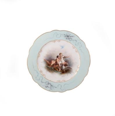 A Sèvres porcelain plate