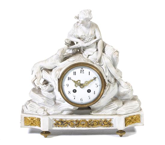 A Sevres Style Bisque Porcelain