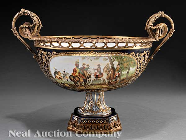 A Sèvres-Style Bronze-Mounted
