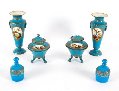 A Sèvres style garniture of four