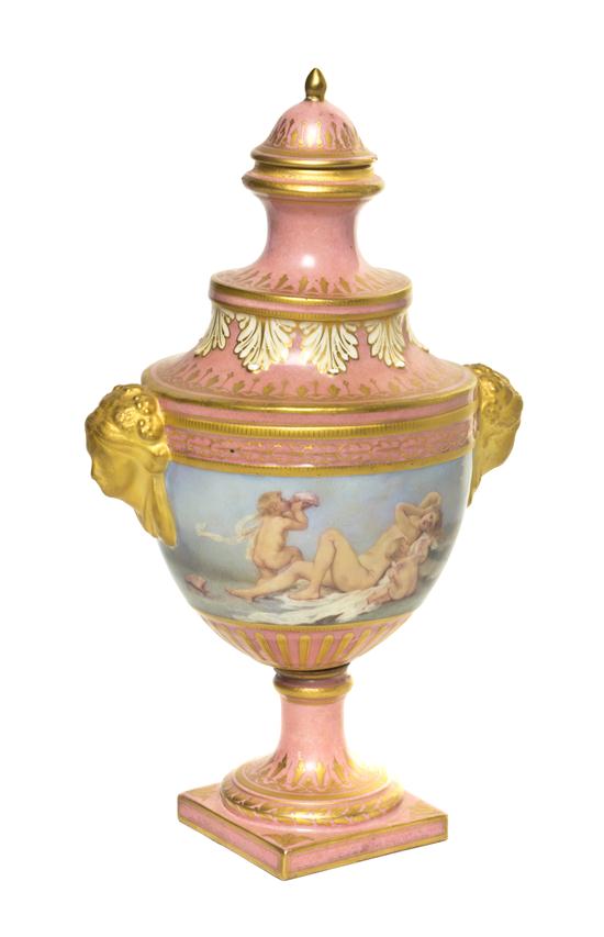 * A Sevres Style Porcelain Vase