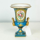 A SEVRES STYLE PORCELAIN CAMPA