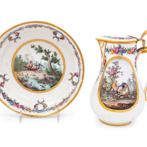 A Sèvres Style Porcelain Pitcher