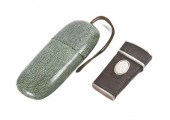 A Shagreen Etui Case of taperi