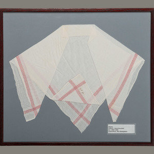 A Shaker Cotton Embroidered