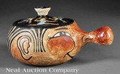 A Shearwater Art Pottery Beanp