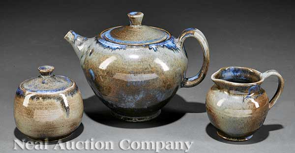 A Shearwater Pottery Tea Set c.