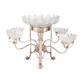 A Sheffield Plate Epergne with