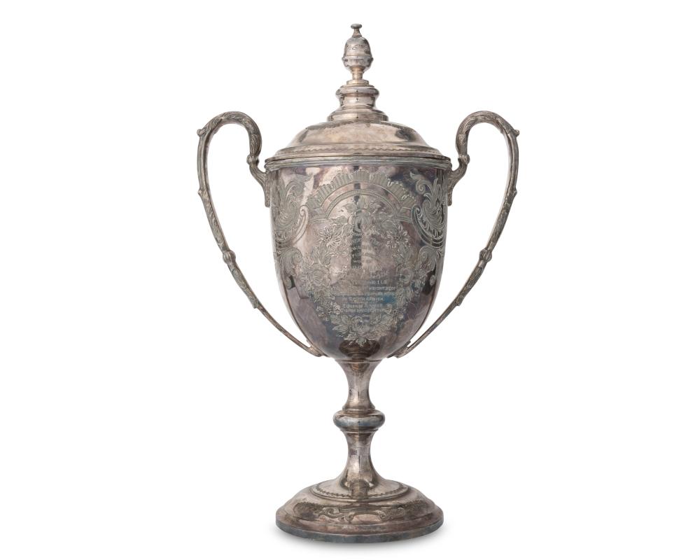 A SHEFFIELD PLATE EQUESTRIAN
