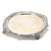 A SHEFFIELD SILVER-PLATED SALV