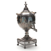 A SHEFFIELD SILVER-PLATED TEA