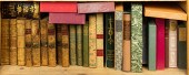 A SHELF OF BOOKS INCLUDING HER