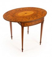 A Sheraton Revival satinwood o