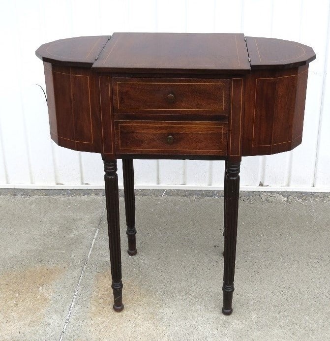 A SHERATON STYLE INLAID MARTHA