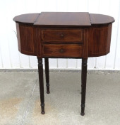 A SHERATON STYLE INLAID MARTHA