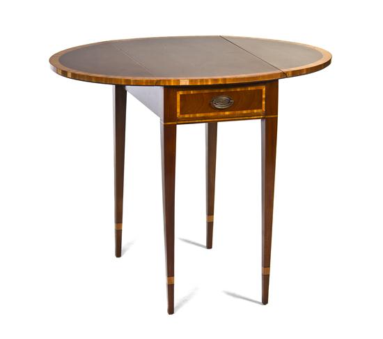 A Sheraton Style Mahogany and