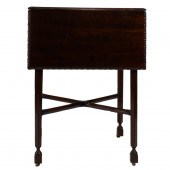 A SHERATON STYLE MAHOGANY DROP