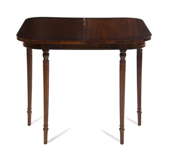 A Sheraton Style Mahogany