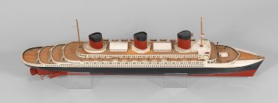 A Ship Model of the Normandie