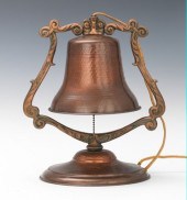 A Ship's Bell Desk Lamp Hammer