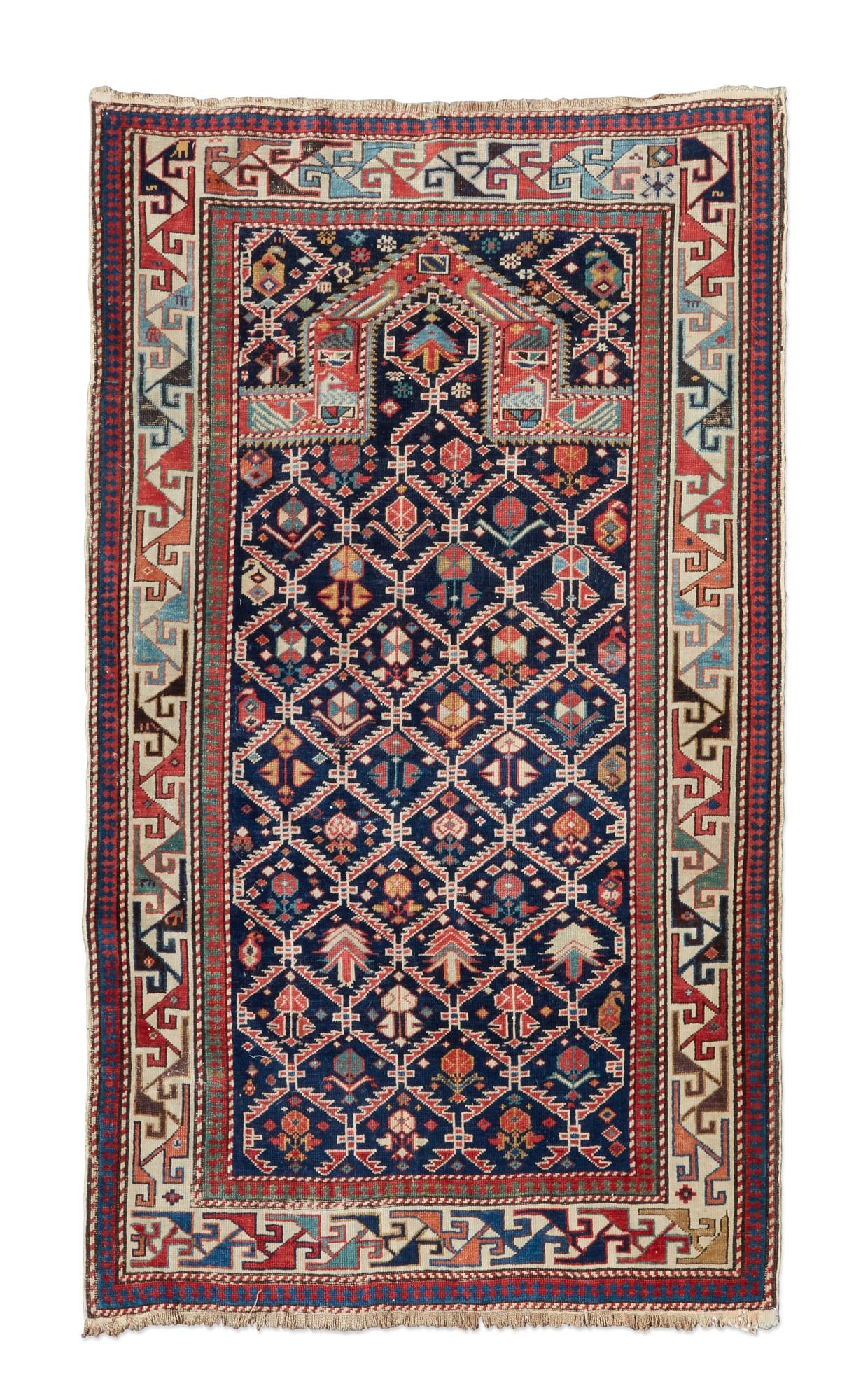A SHIRVAN PRAYER RUG, EAST