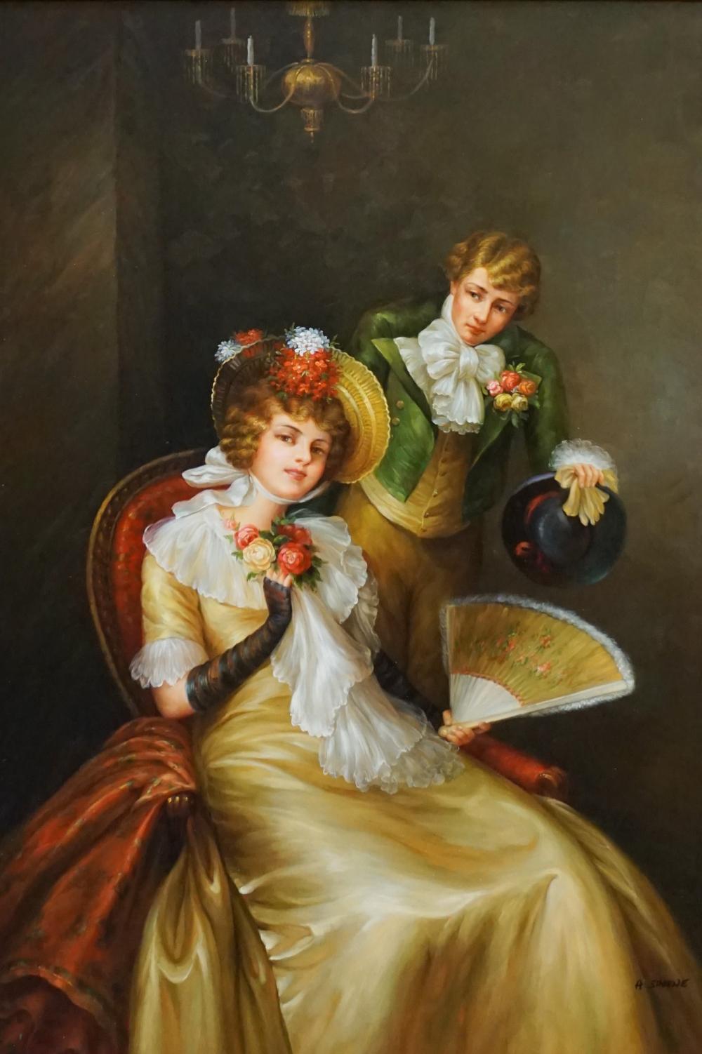 A. SHOENE, ARISTOCRATIC COUPLE,