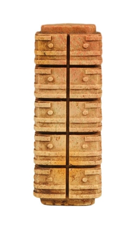 A SHOU SHAN STONE 'CONG STYLE'