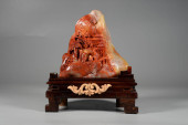 A SHOUSHAN STONE 'FIGURES' SCH