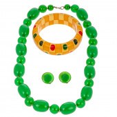 A SHULTZ CHECKERBOARD BANGLE &