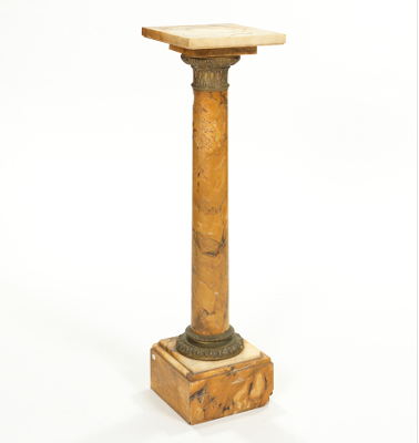 A Sienna Marble Stand 19th