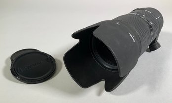 A Sigma 70-200mm F2.8 zoom lens,