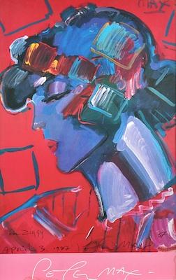 A Signed and Inscribed Peter Max