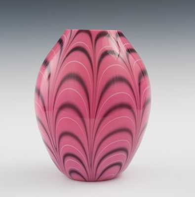 A Signed Fenton Experimental Vase