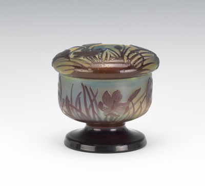 A Signed Galle Crocus Cameo
