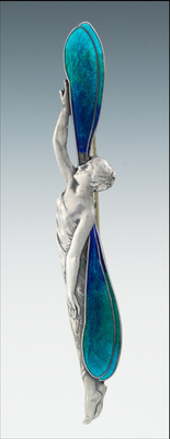 A Signed Sterling Silver Brooch