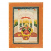 A SIKH SCHOOL MINIATURE PORTRA